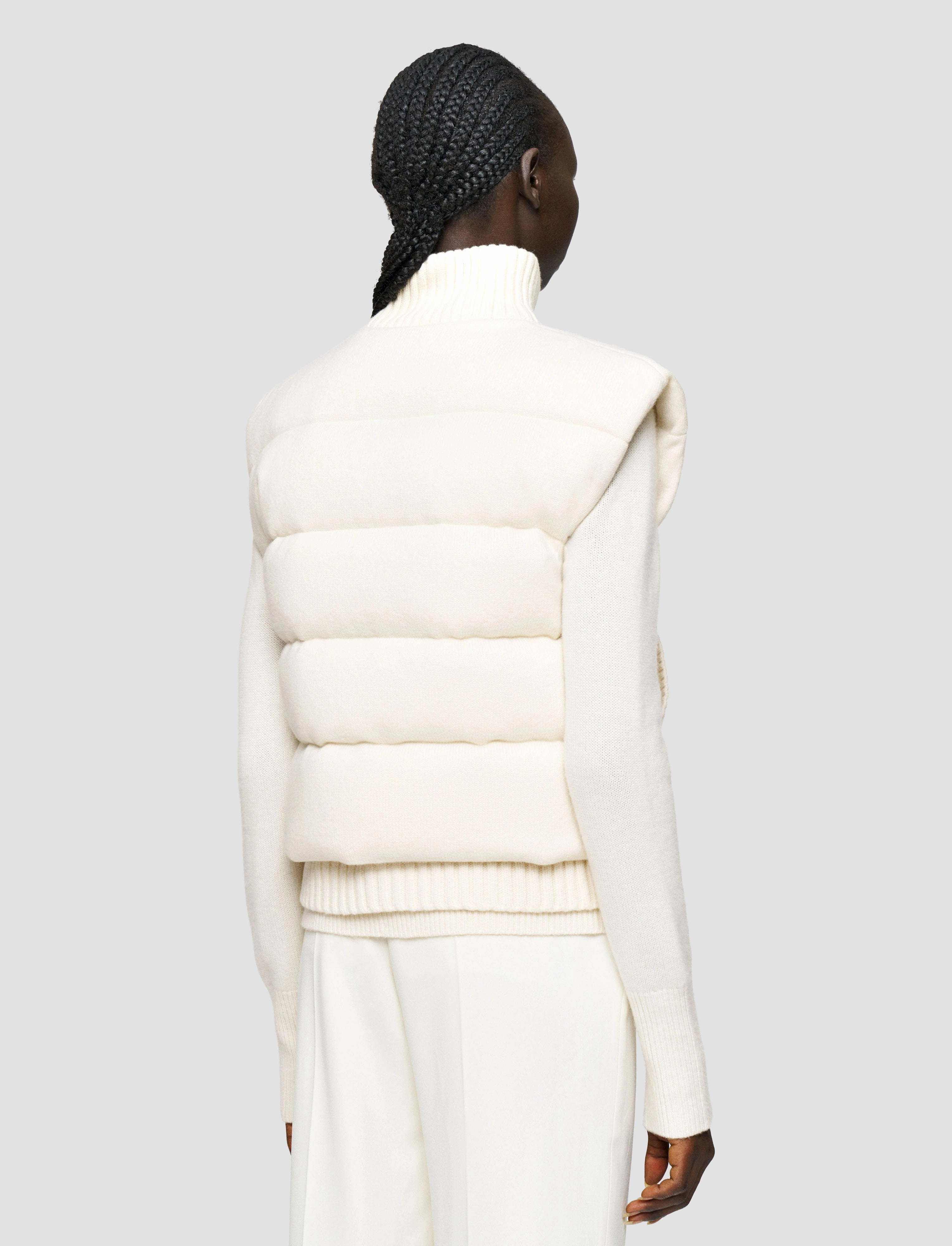 Urban Style Knitted Down Puffer Gilet
