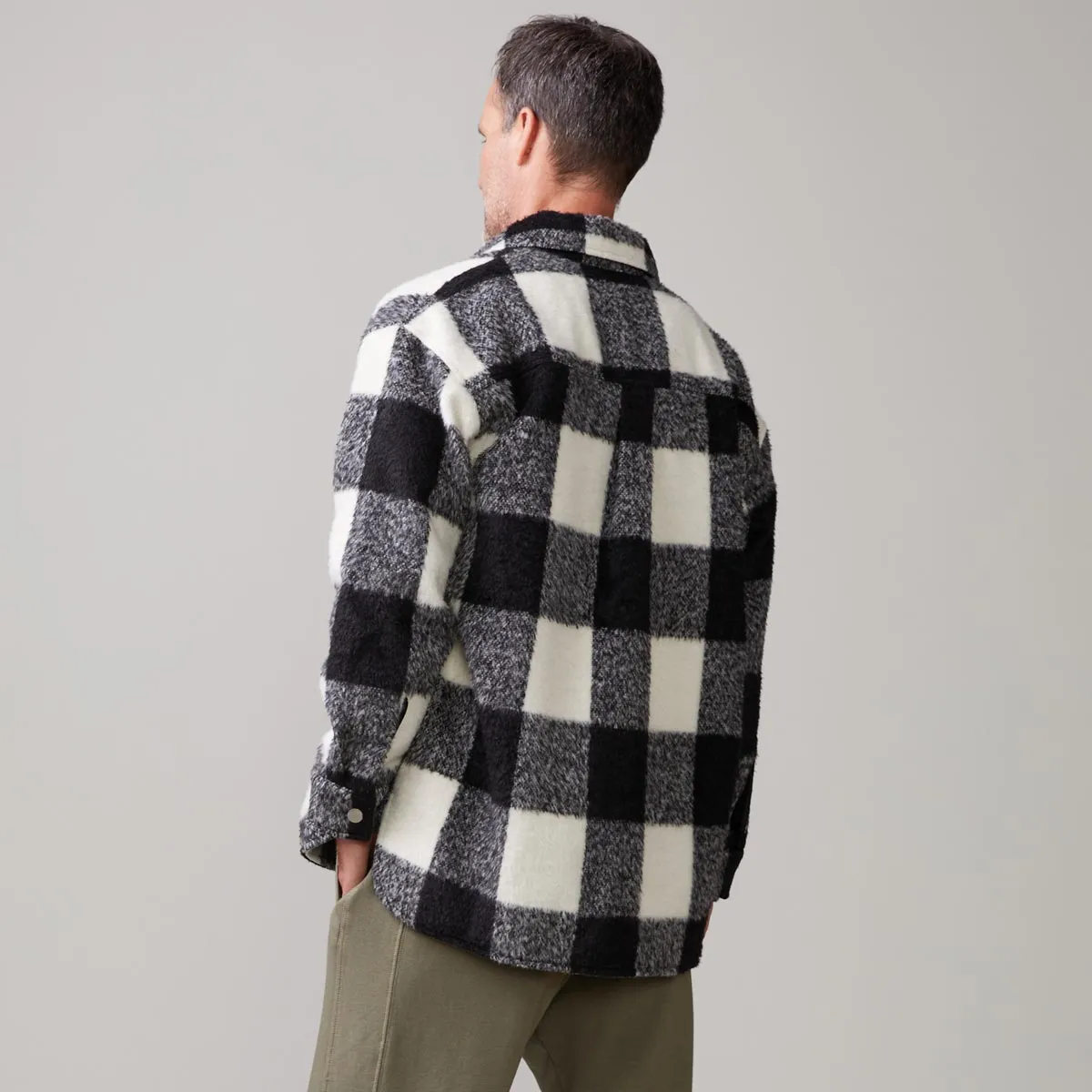 RelaxedFit Plaid Flannel Shacket