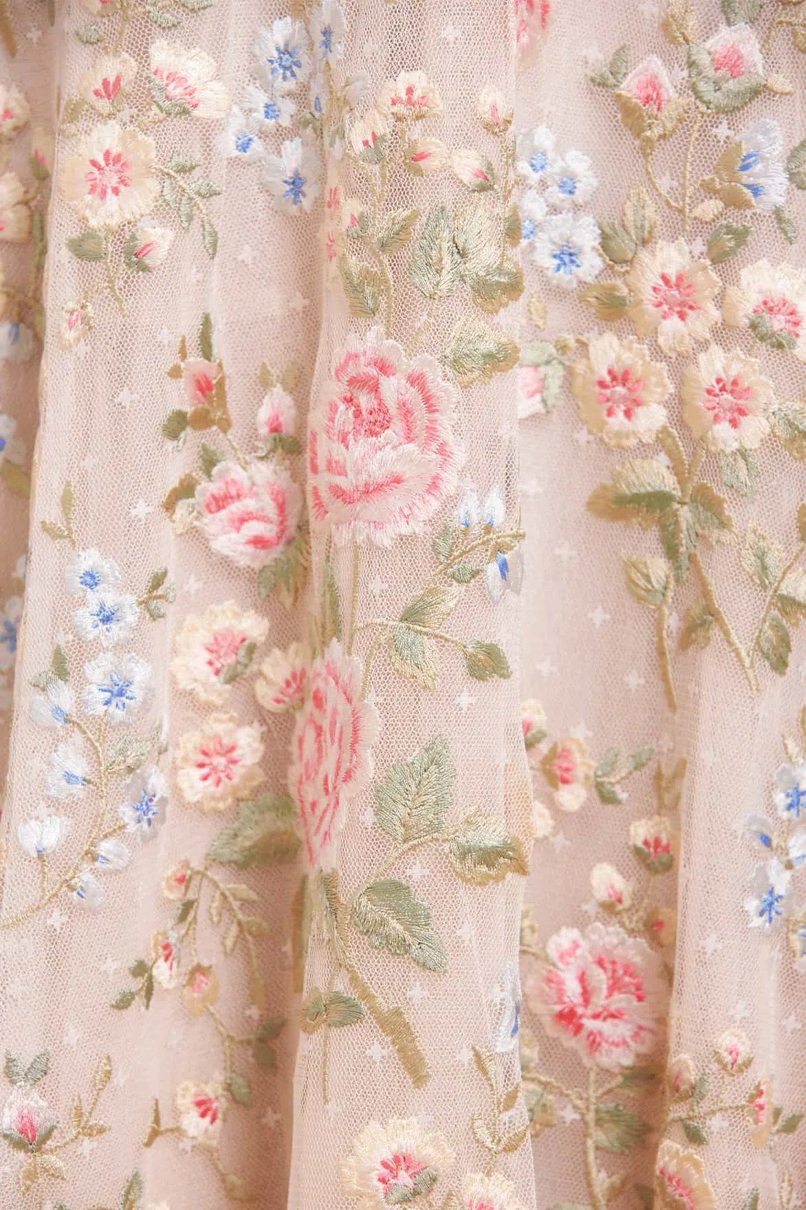 Cozy Layers Antoinettes Floral Off-Shoulder Ballerina Dress