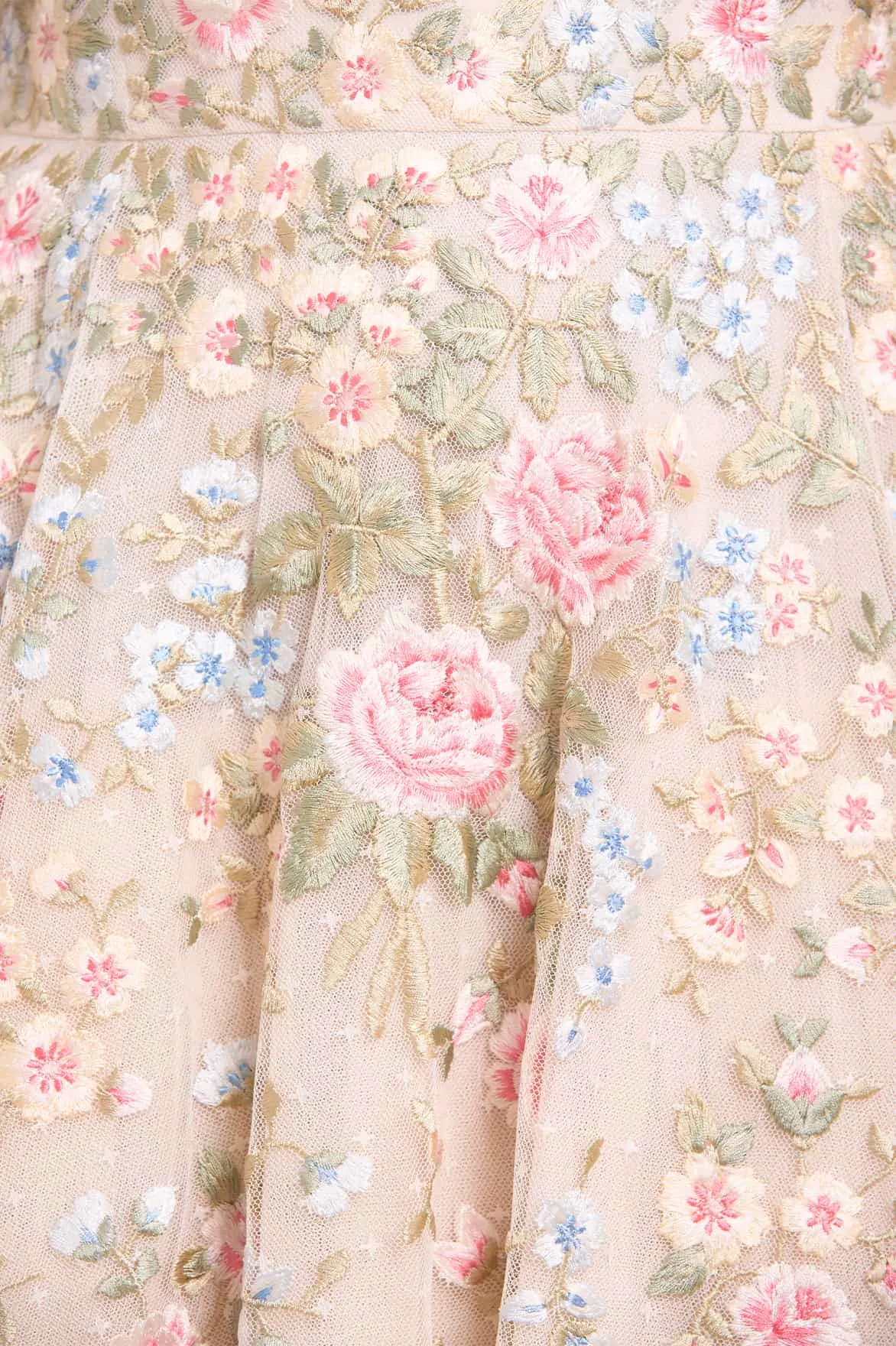 Tall Girl Kind Glow Antoinettes Floral Off-Shoulder Micro Mini Dress