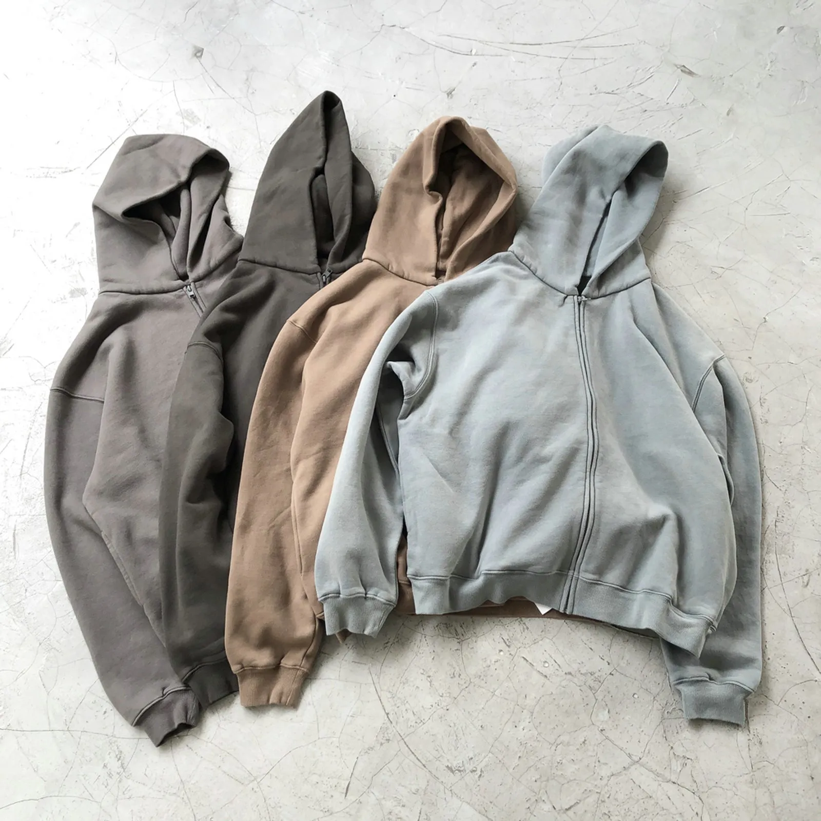Aqua Zip-up Hoodie