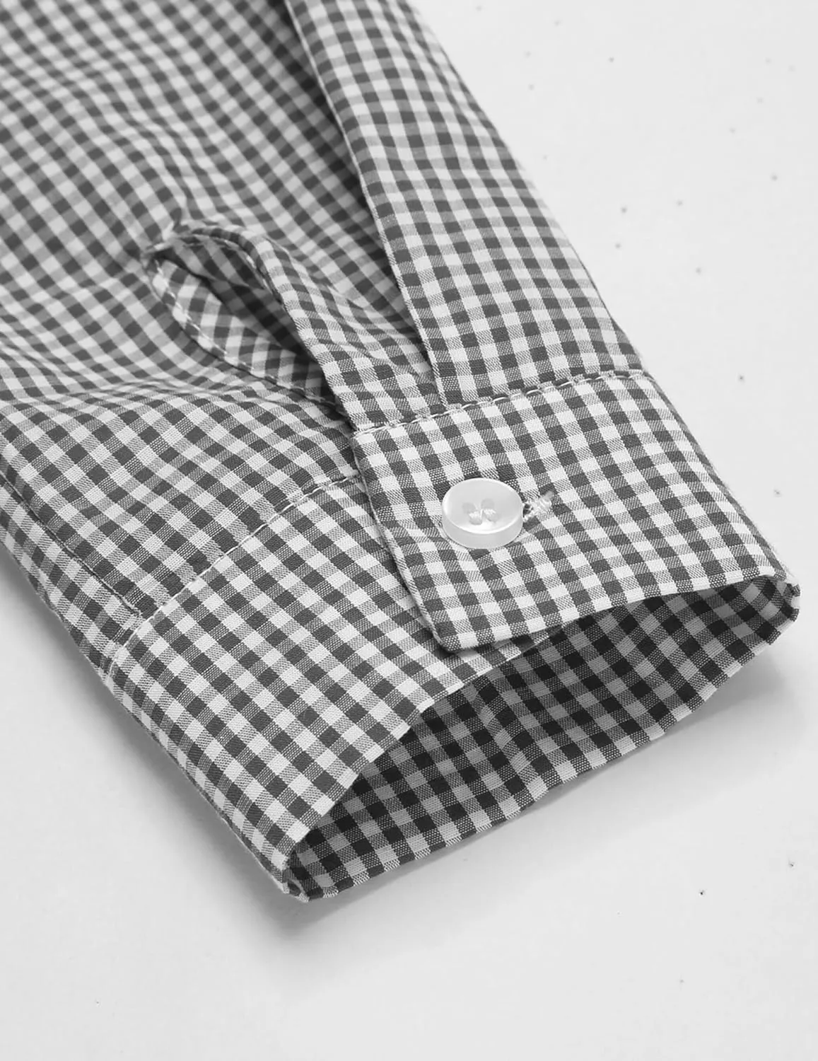 Arshiner Boy's Plaid Button Down Shirt Long Sleeve Roll Up Shirts