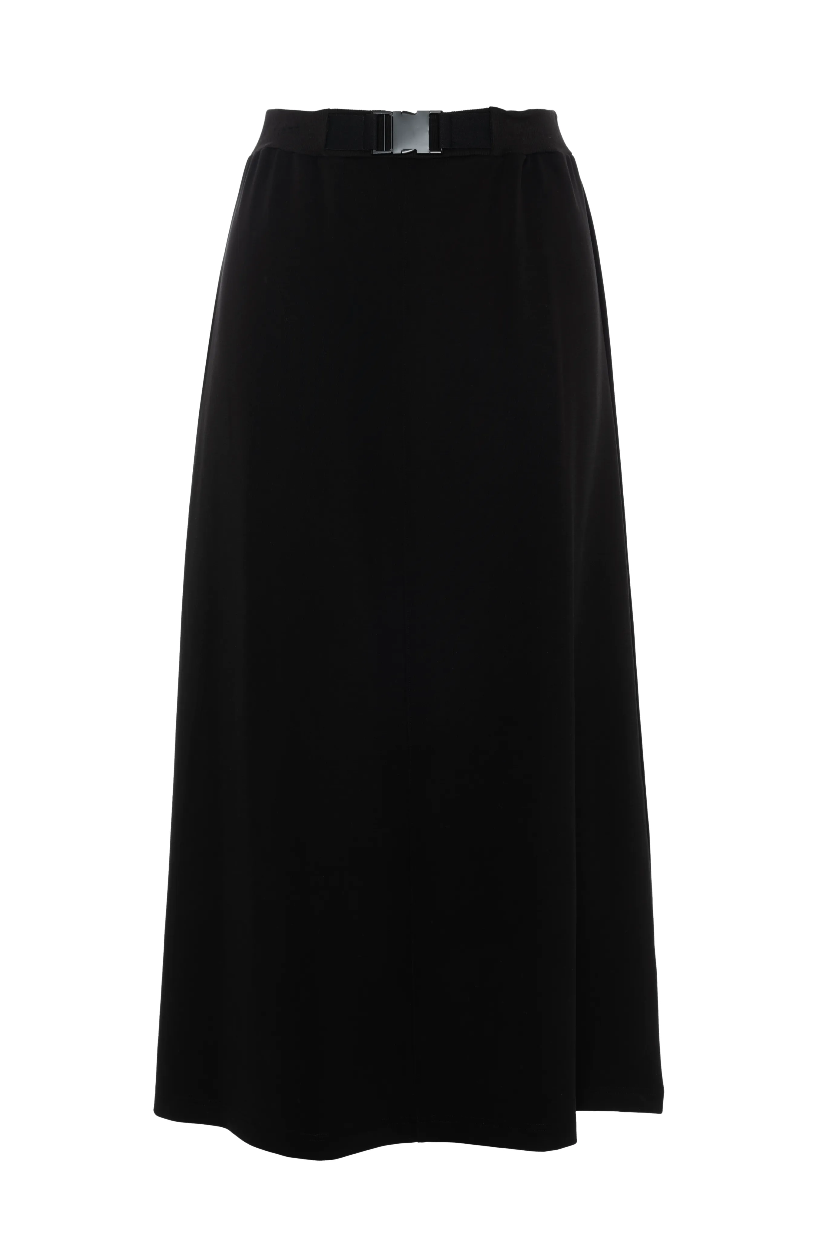 Aspect Black Midi Skirt with Buckle WB5CPT7265S Tagless label