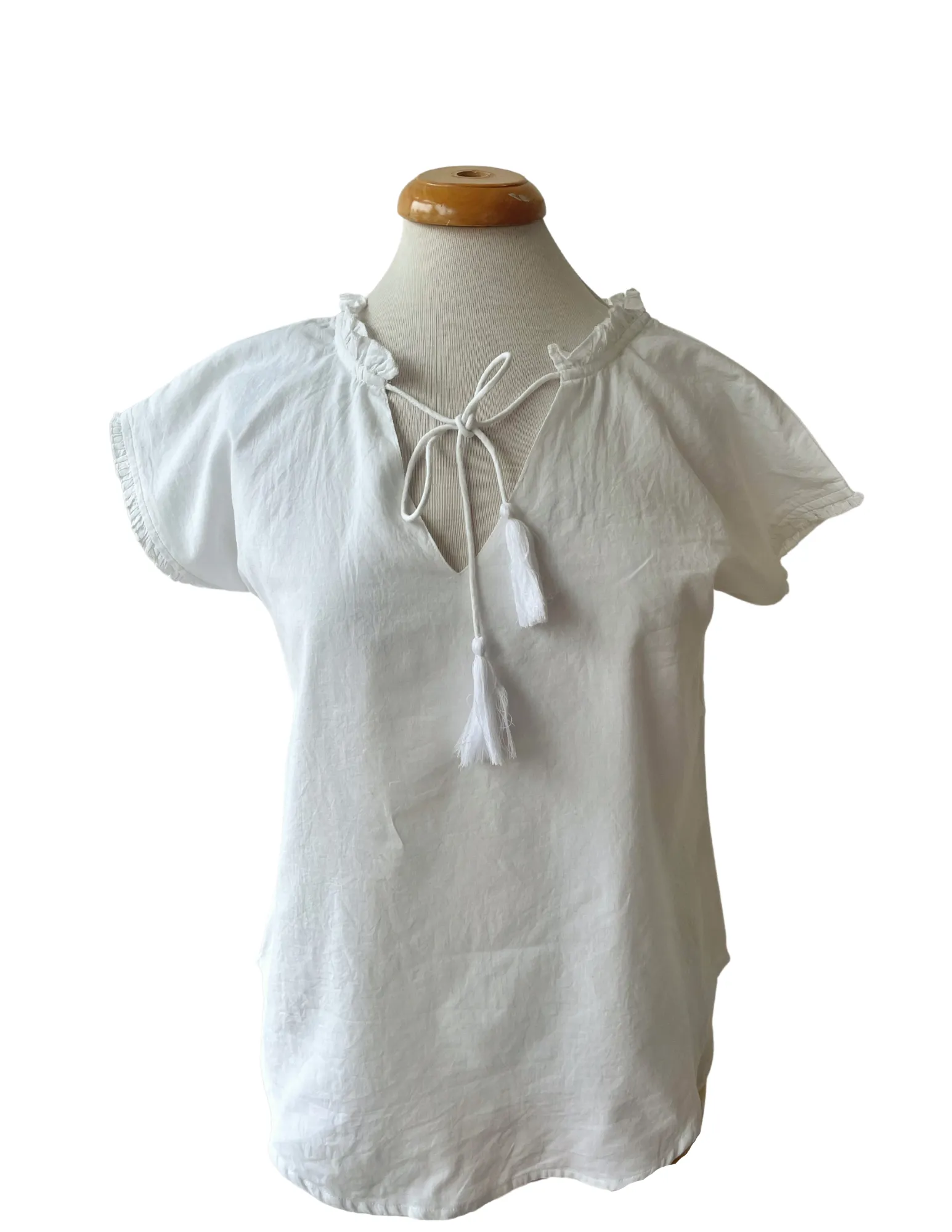 Kensington Top Solid White ConvertibleCollarSystem
