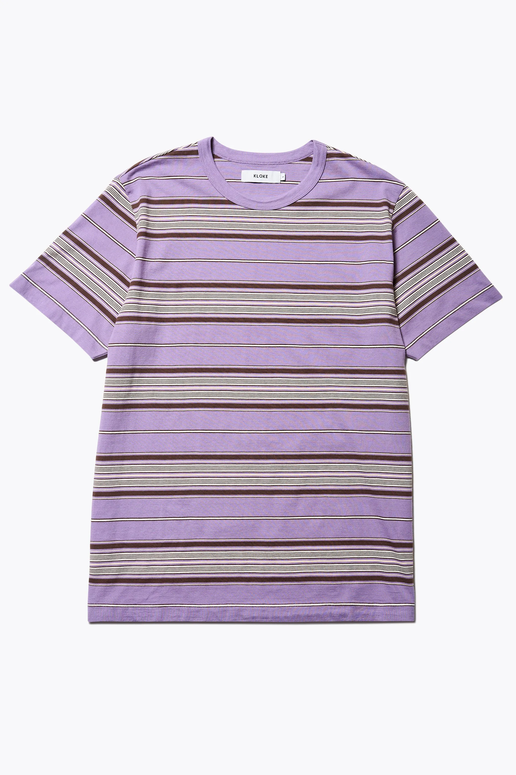 Attain T-Shirt Purple Stripe