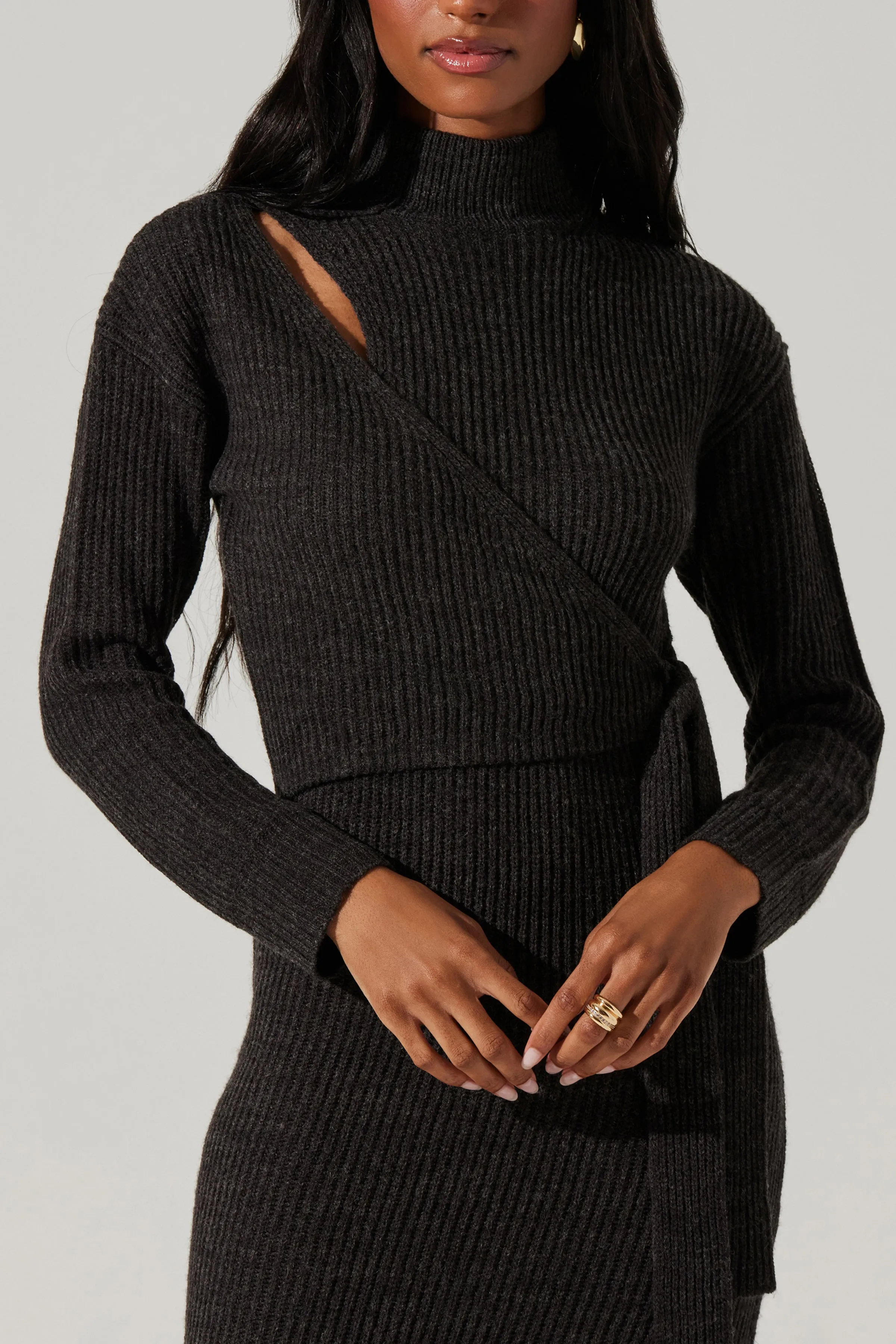 Audree Dress Charcoal Vibrant Spirit