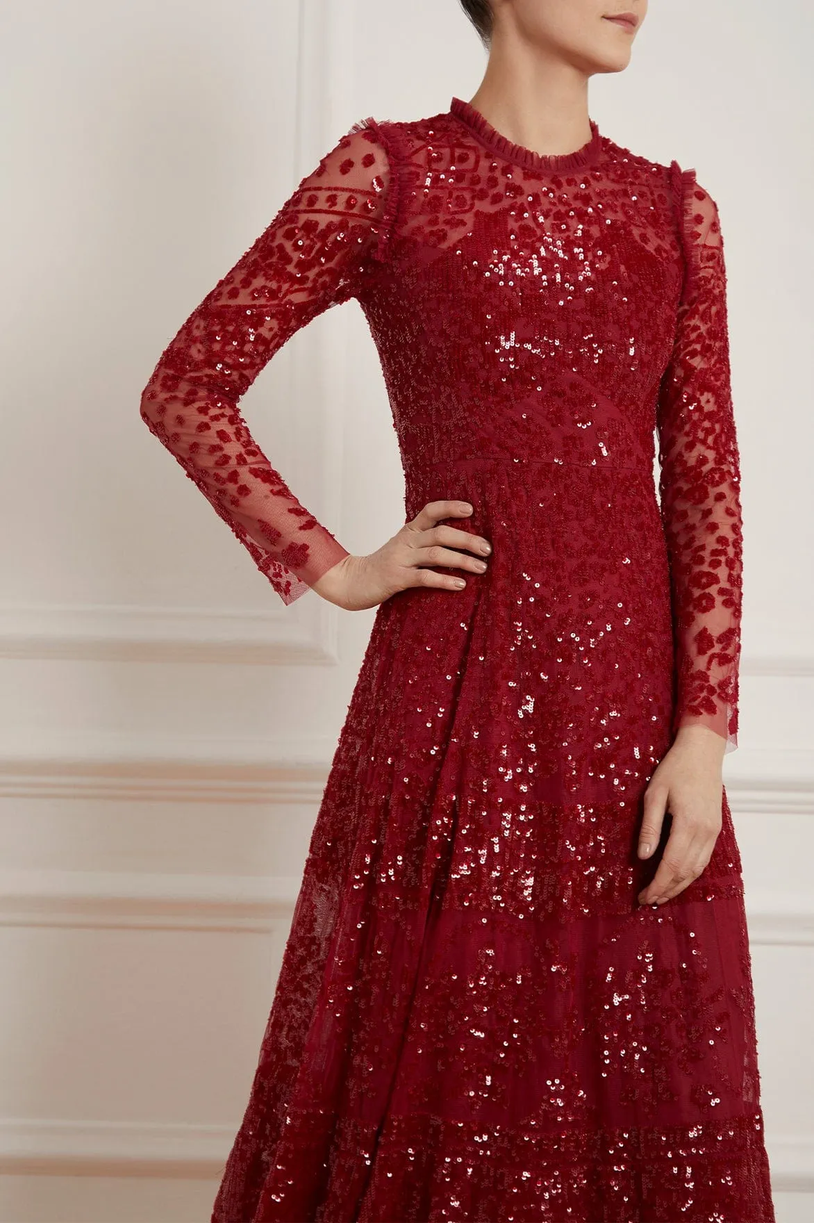 Aurora Ballerina Dress Satin Layers Silky Movement