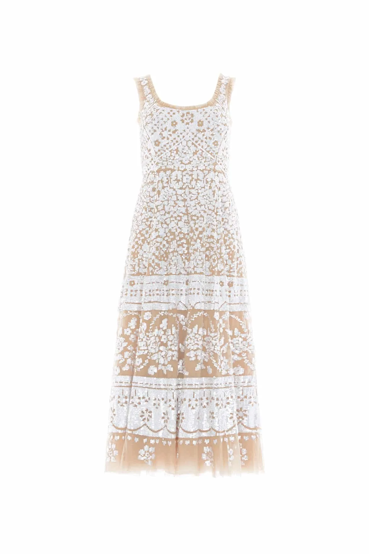 Farm Air Aurora Scoop Neck Ballerina Dress