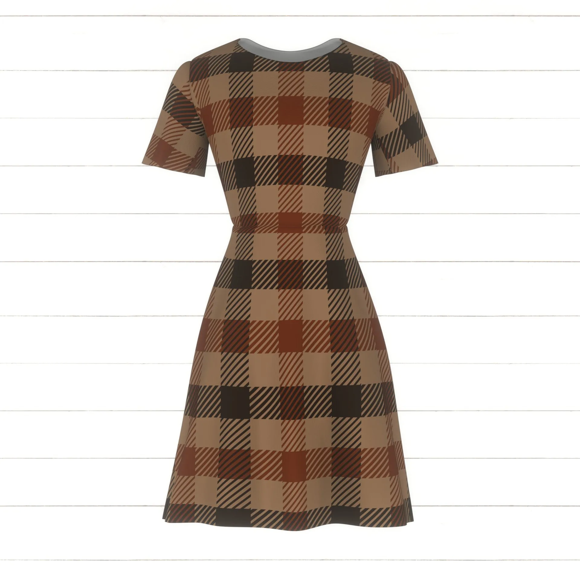 Autumn plaid twill, Brown and Rust color plaid, small plaid, shirt plaid, plaid with diagonal weave, Classsic plaid, Checker Plaid, checks, Camping, Outdoors, hiking