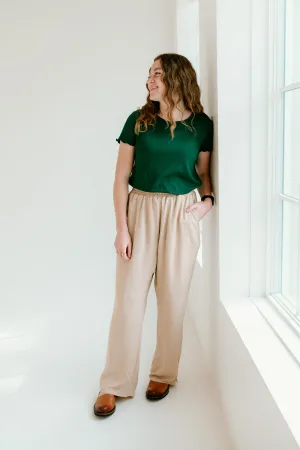 Ava Jane Trousers Fade Resistant Dye Slim Silhouette