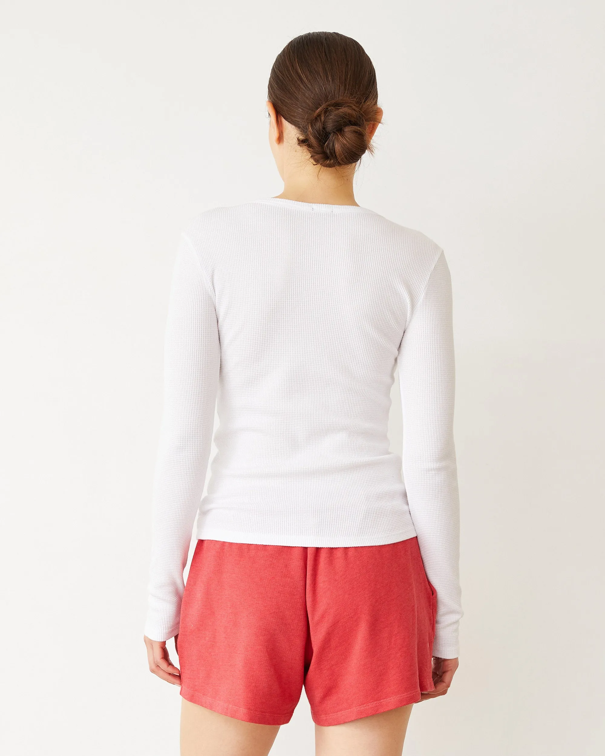 Baby Thermal Henley DoubleLayered Neckline Unlined Design