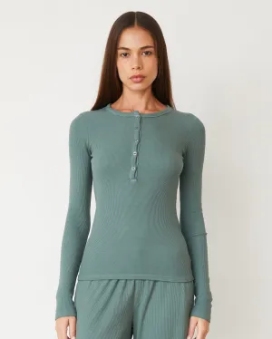 NonRestrictiveCut Baby Thermal Henley