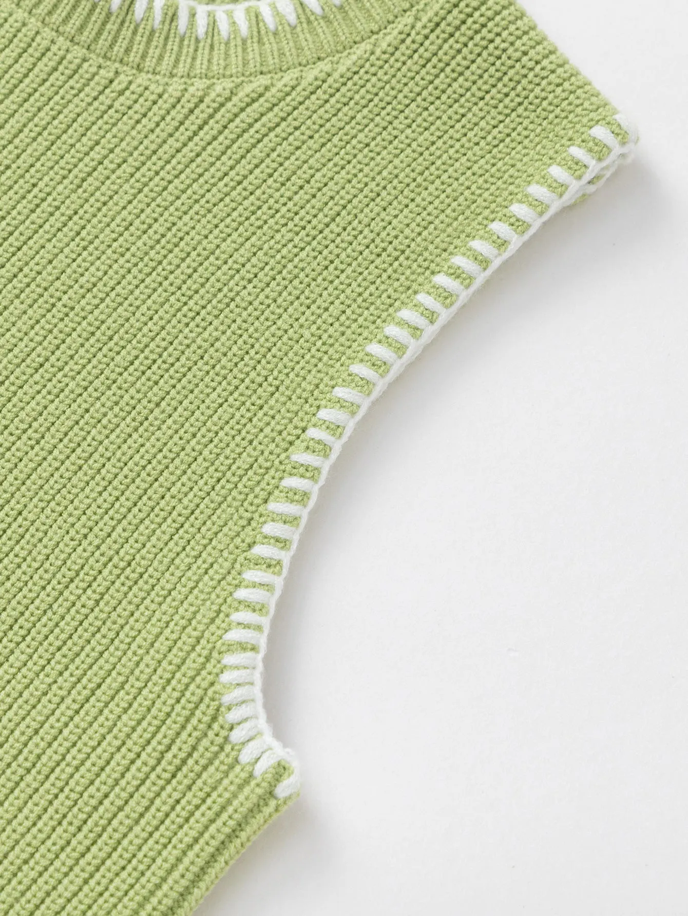 Balabala Children's Vest Embroidered Knit Sweater Girls'2025 Spring New Arrival Knitwear