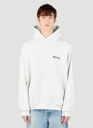 Balenciaga Large Fit Hooded Sweatshirt
