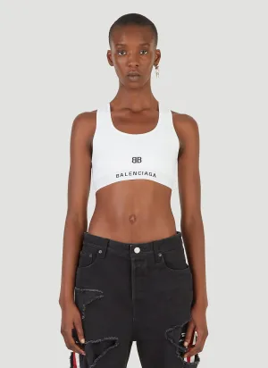 Balenciaga Logo Sports Bra