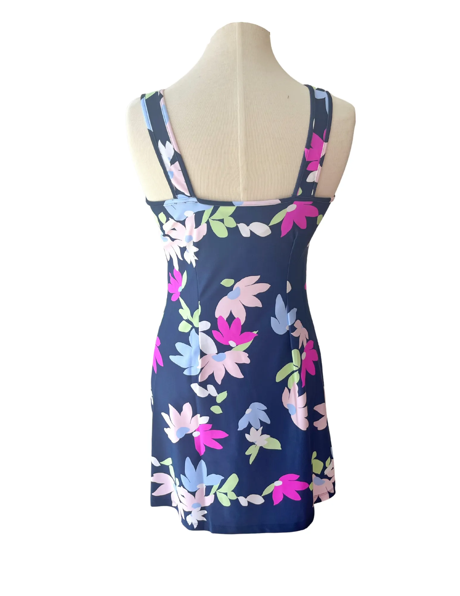 Air Layer Chic Balance Bali Tank Dress Falling Floral