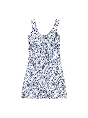 Light Soft Trend Glow Bali Tank Dress Rosa Rugosa Navy