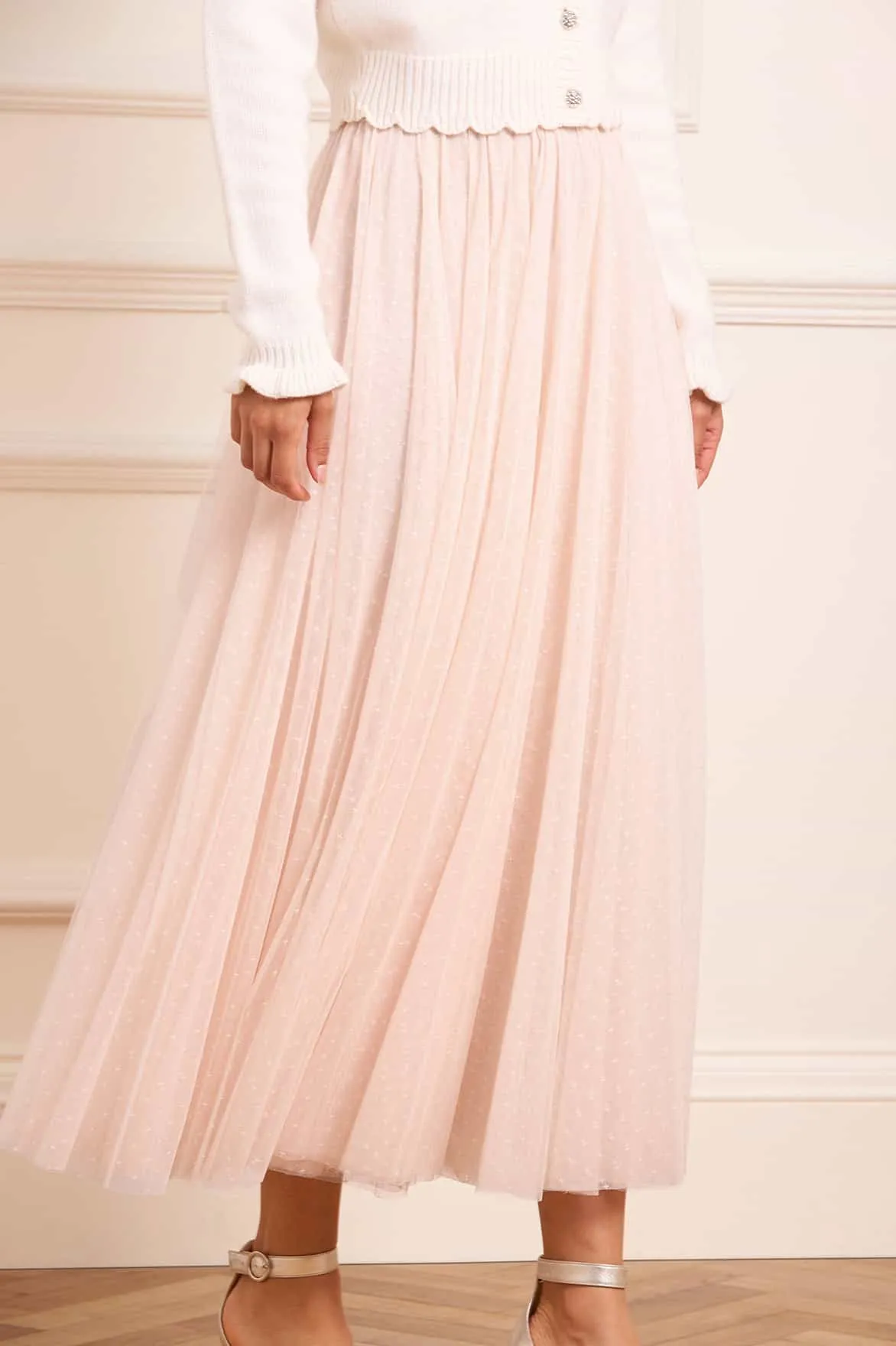 Ballet Kisses Ankle Skirt Knot-Detail