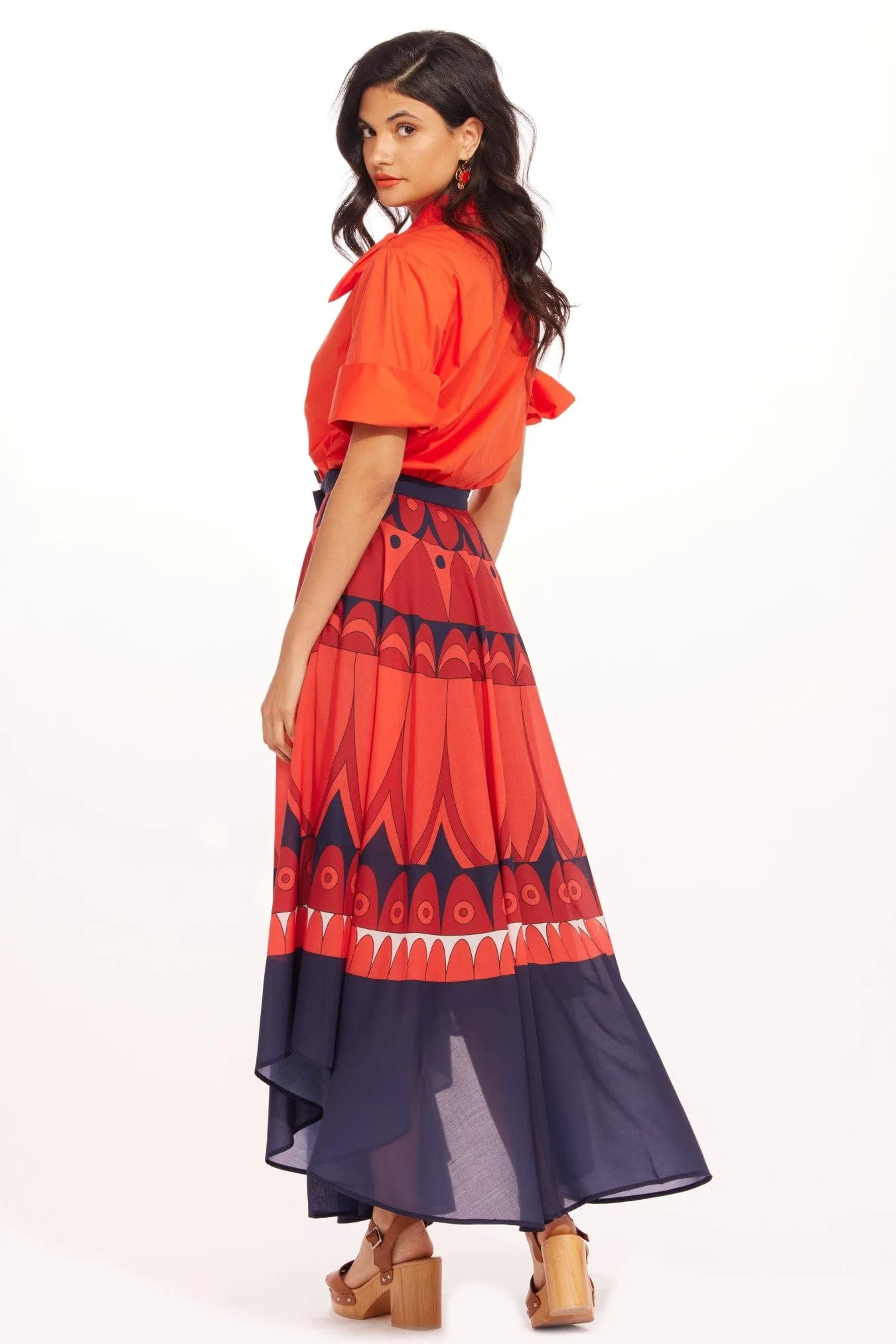 Iconic Style Design Detail Sinead Maxi skirt - Neptune