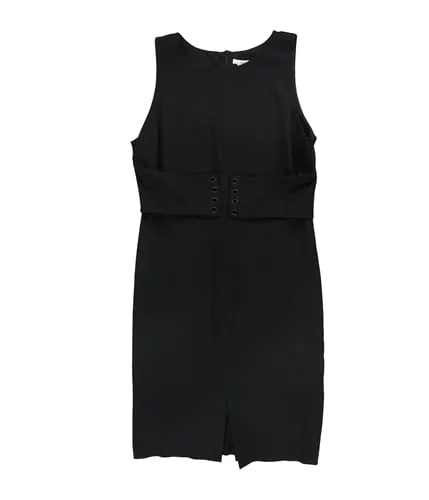 Bar Iii Womens Solid Above The Knee Bodycon Dress