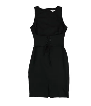 Bar Iii Womens Solid Bodycon Dress
