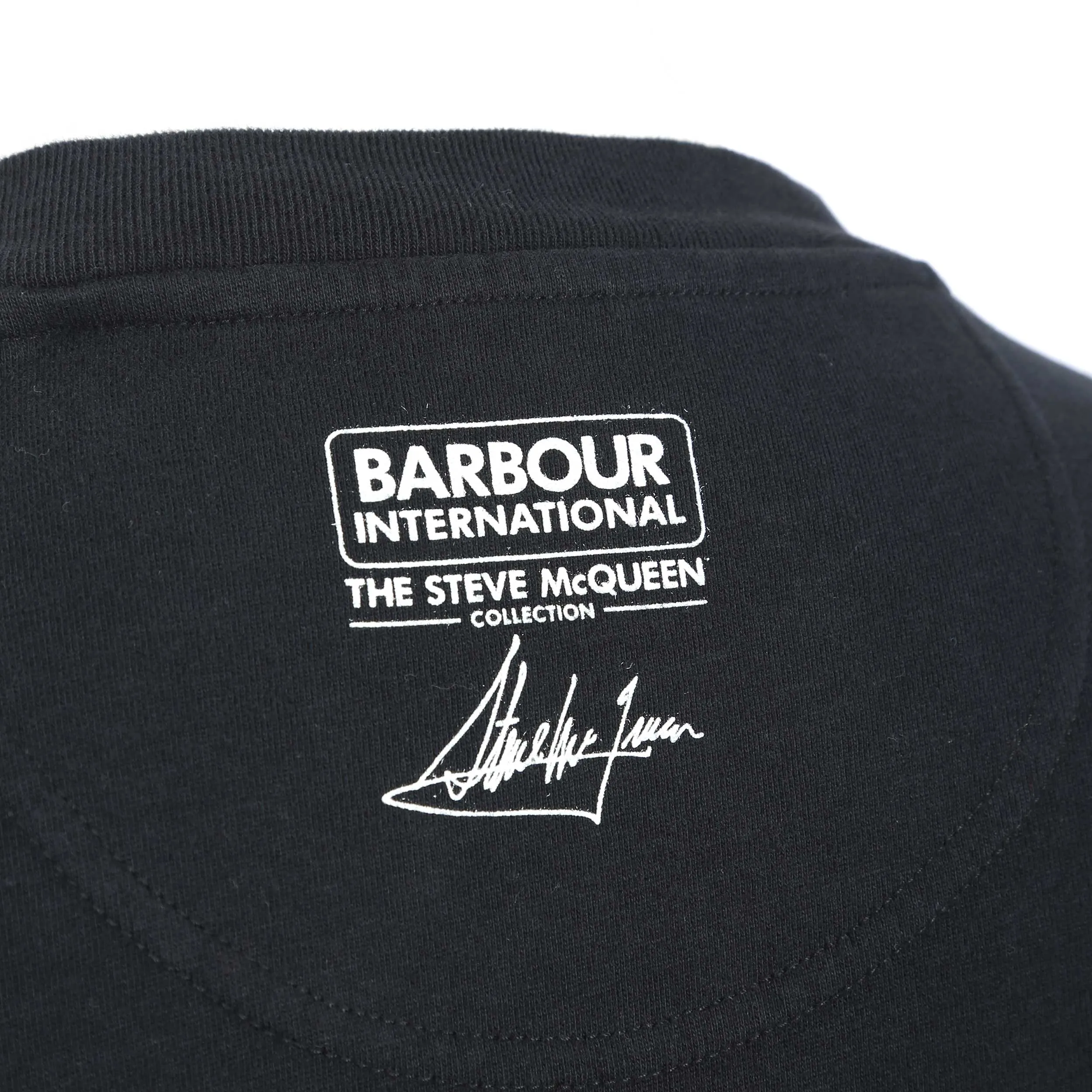 Barbour Keystone Graphic T Shirt in Black