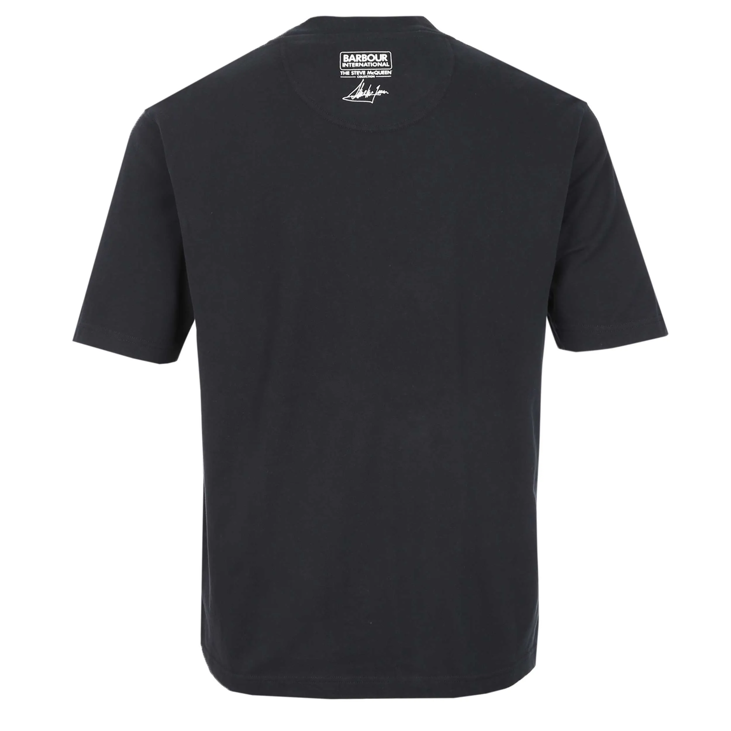 Barbour Keystone Graphic T Shirt in Black