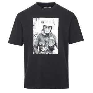 Barbour Keystone Graphic T Shirt in Black