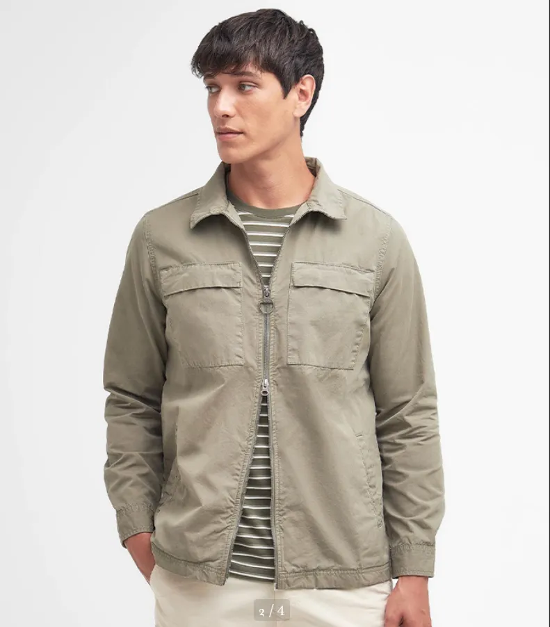 BARBOUR<BR>
Glendale Overshirt<BR>
Brown<BR>