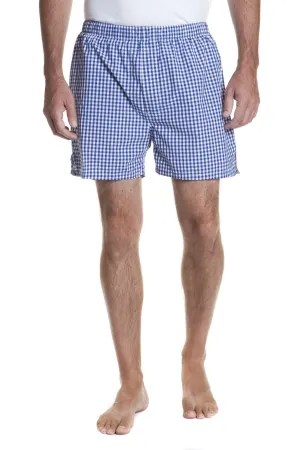Adaptable Design Versatile staple Barefoot Boxer Royal Blue Wide Gingham