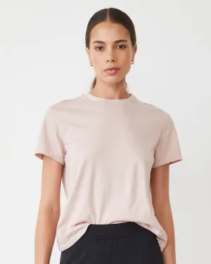 Basic Crew Neck Tee PlushLining Self Fabric Tie