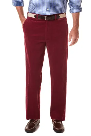 Beachcomber Stretch Corduroy Pant Merlot Shape Retention