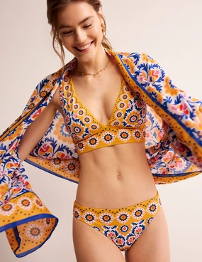 Classic Bikini Bottoms-Artisan Gold, Mosaic Tile Quick Drying Technology