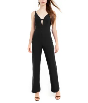 Bebe Womens Solid Jumpsuit