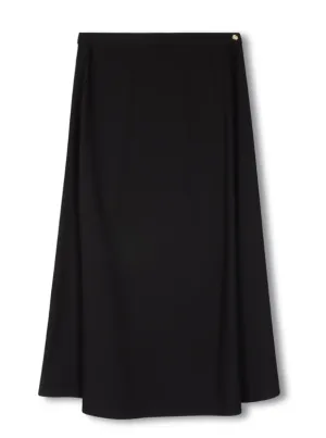 Clean Outfit Visual Outfit Beige Blk Circle Skirt W-22729