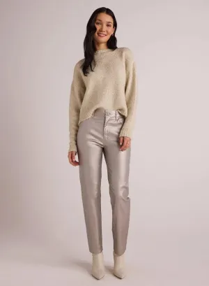 SecureClosures Bella Dahl Metallic Straight Leg Jeans
