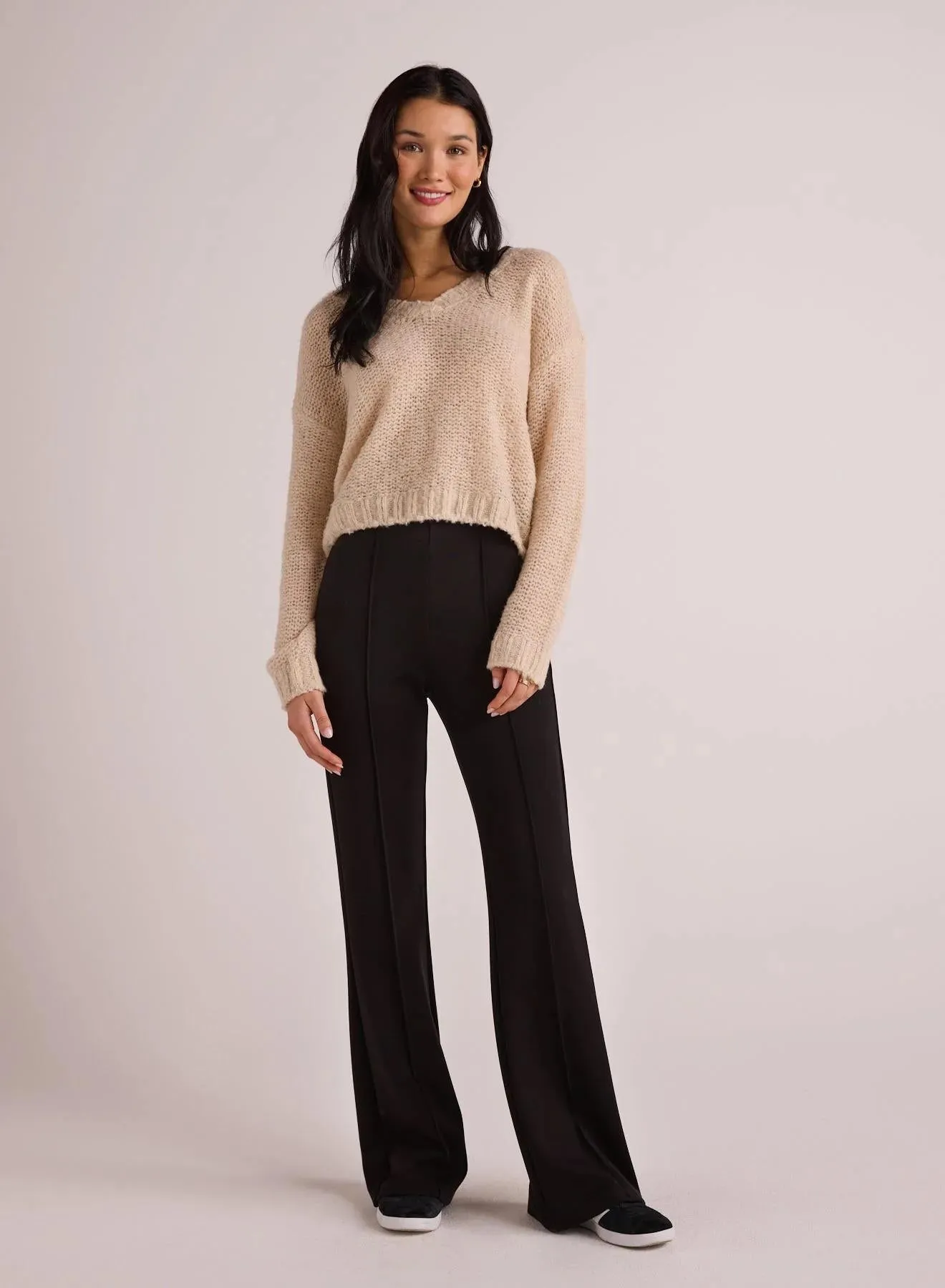 Tapered Leg Design Bella Dahl Pintuck Ponte Pant