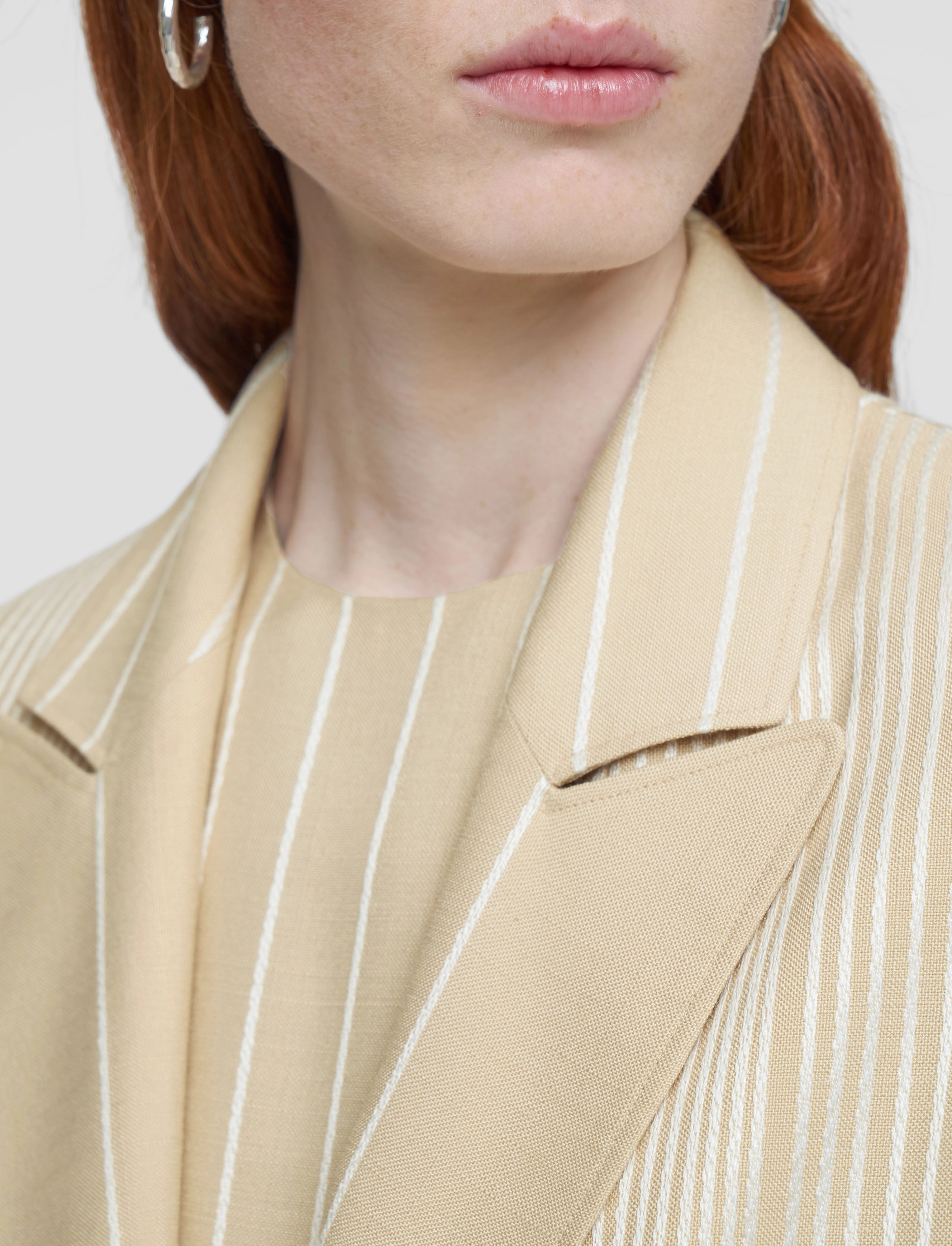 Outdoor Layer Berlier Embroidered Stripes Jacket