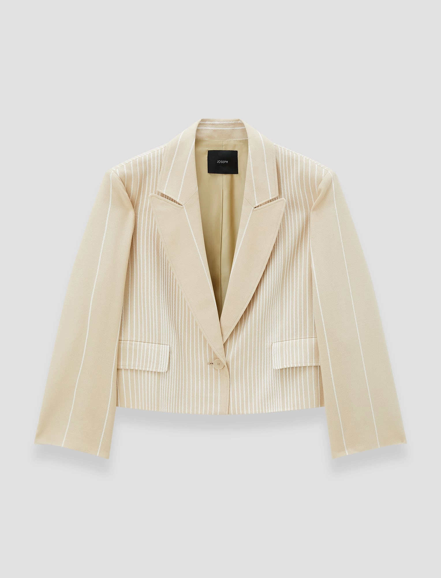 petite size Berlier Embroidered Stripes Jacket