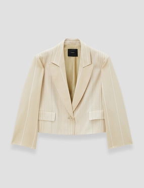 petite size Berlier Embroidered Stripes Jacket