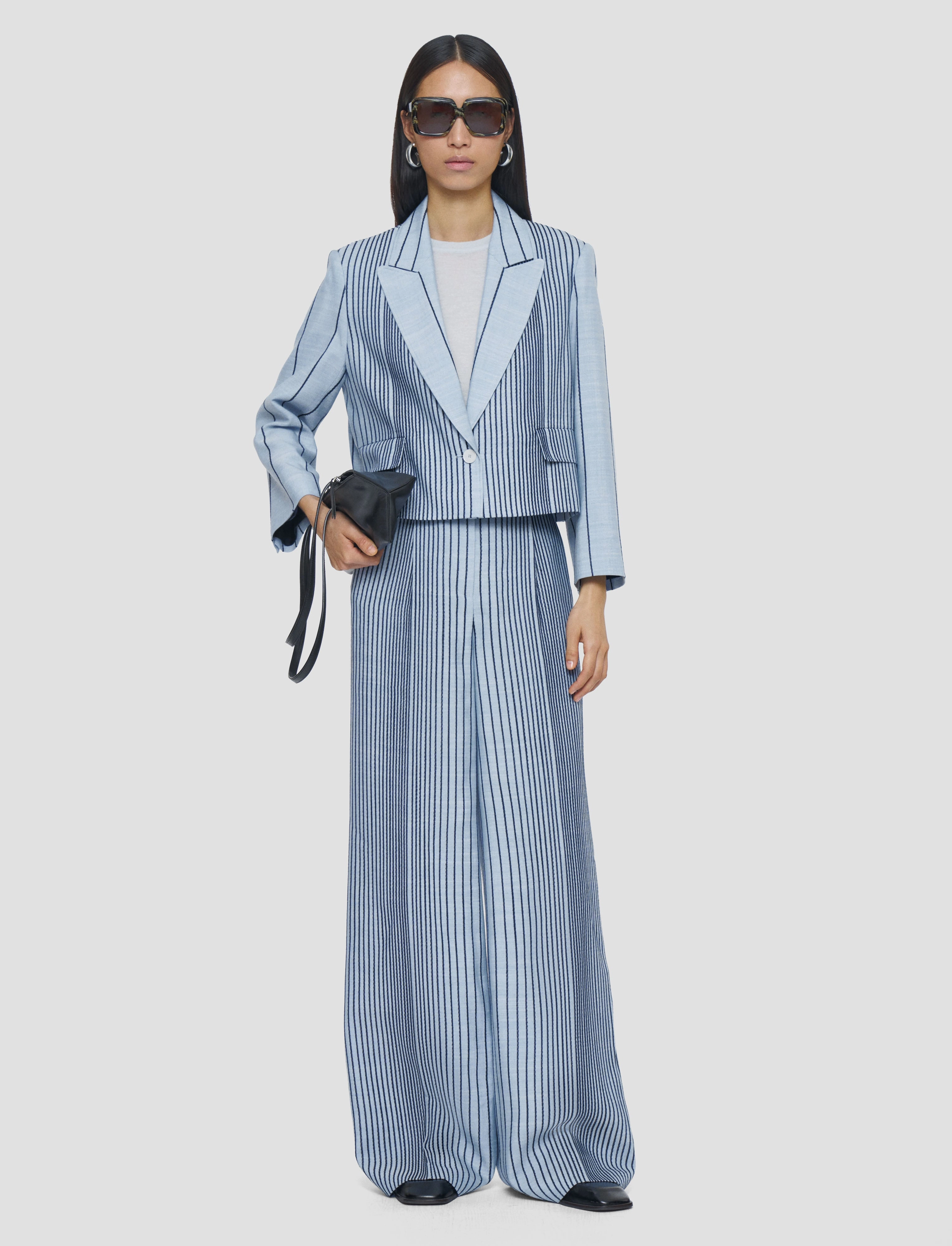 Berlier Embroidered Stripes Jacket Low Bulk Design