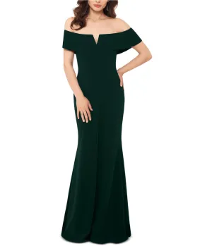 Betsy & Adam Womens Solid Gown Dress, TW5