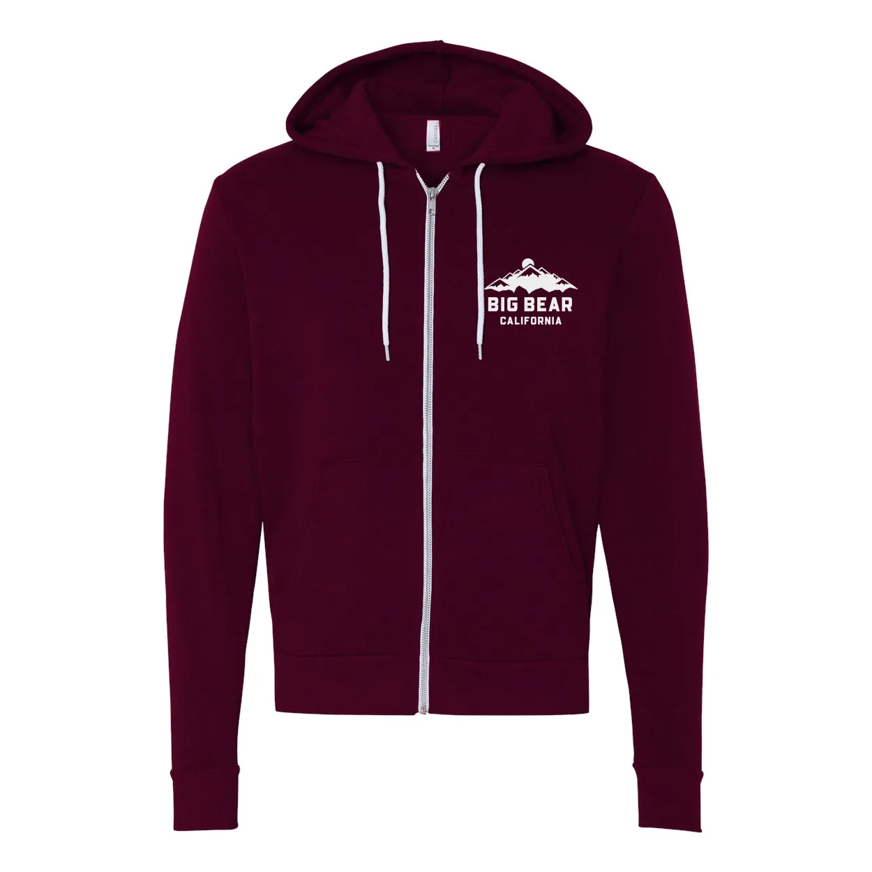 Big Bear Lake Mountain - Zip Up Hoodie