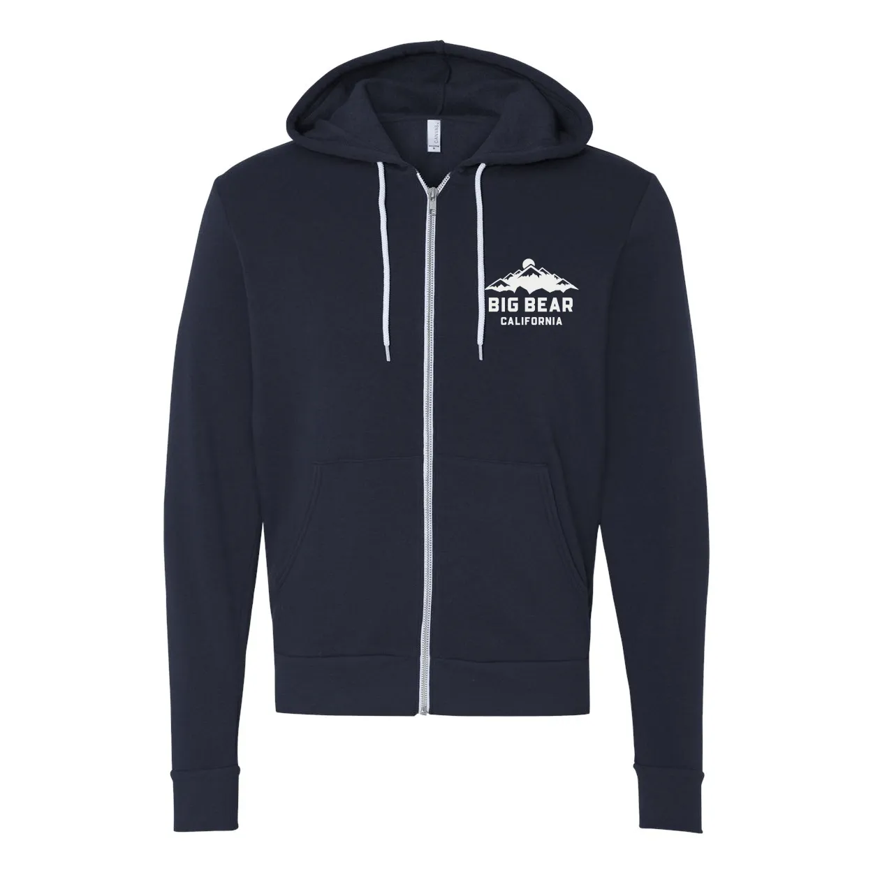 Big Bear Lake Mountain - Zip Up Hoodie