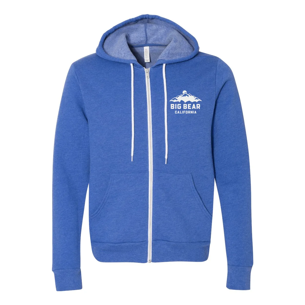 Big Bear Lake Mountain - Zip Up Hoodie