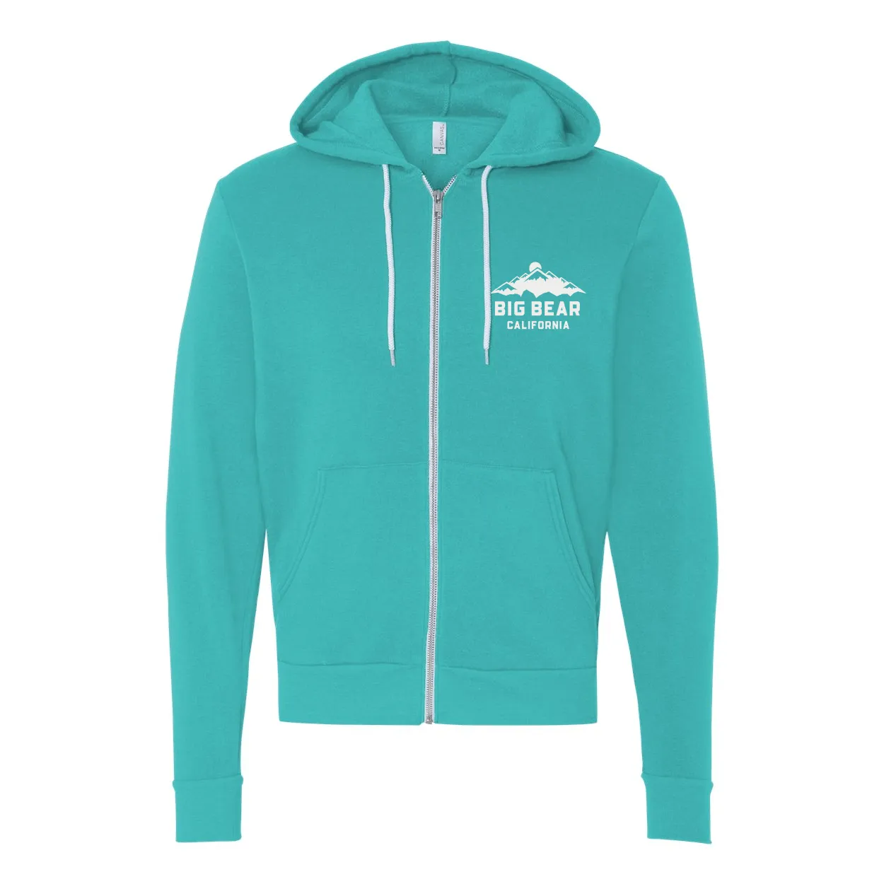 Big Bear Lake Mountain - Zip Up Hoodie