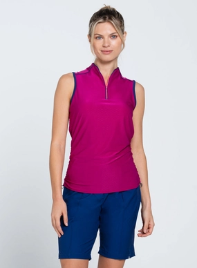 On Par Zip Tank Sporty T-shirt Versatile Base Layer