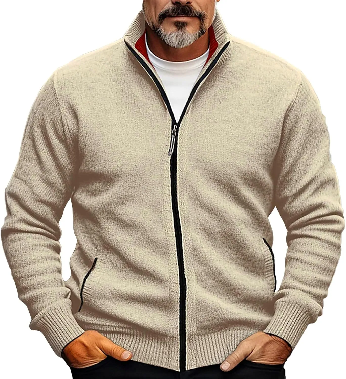 Birthday Gift Ideas Fashion Casual Solid Color Hooded Thick Zipper Pocket Thick Coat Thick Jacket Work Shirts for