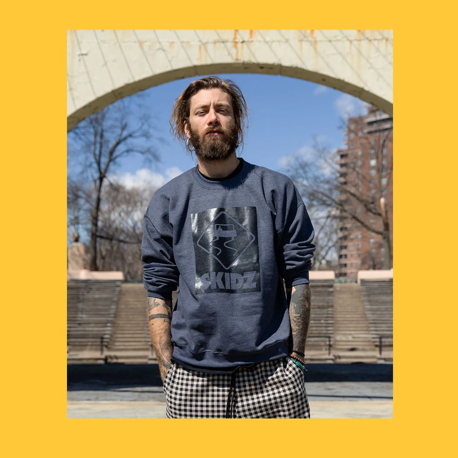 Black Logo Crewneck Sweatshirt