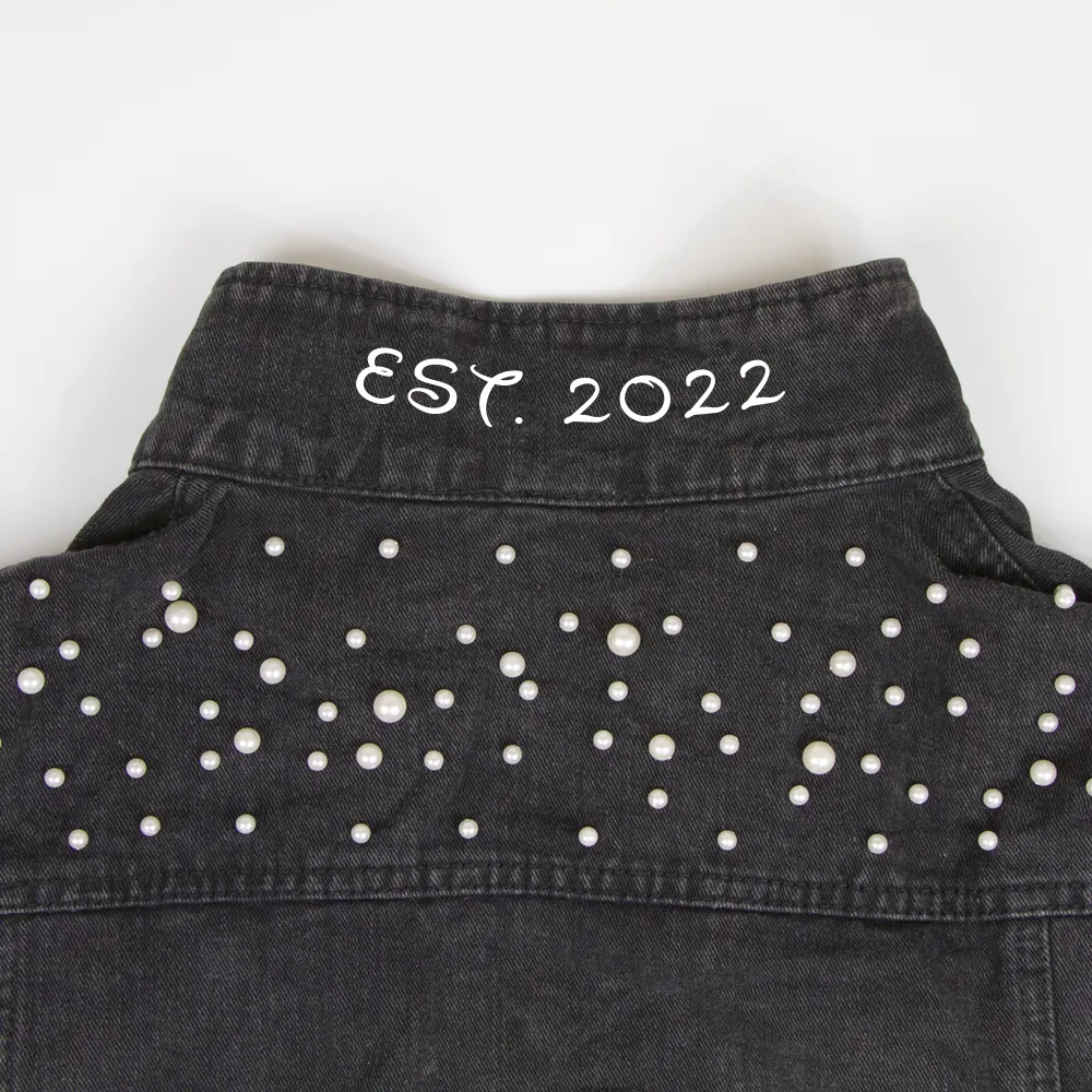 (Black Pearl) Mrs Style  Denim Jacket
